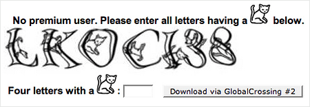 CAPTCHA RapidShare